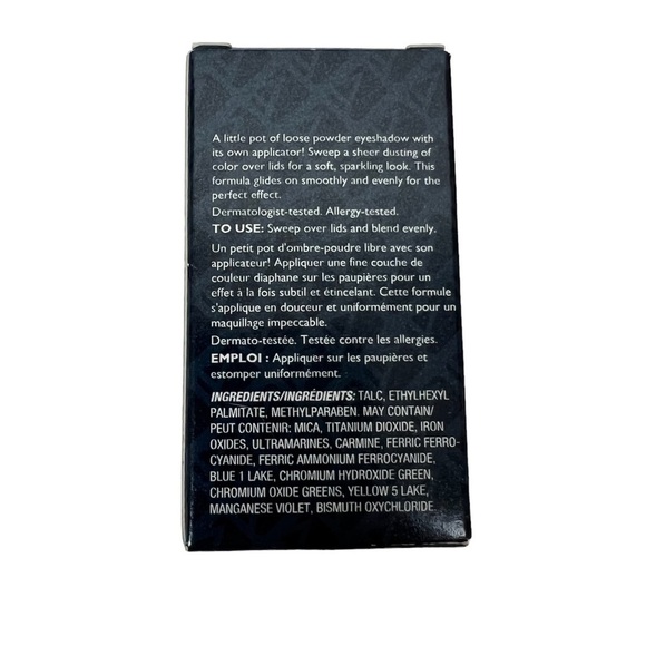 AVON Loose Powder Eyeshadow Pot Shade Frost Shimmer Silver White - Picture 5 of 7